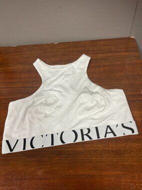 Victoria's Secret Bralette White/Gray Size Medium
